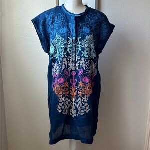 BIYA Johnny Was embroidered dress Size Small